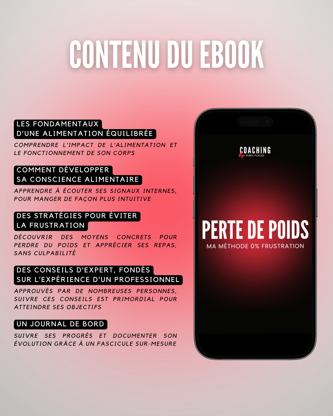 Perte de poids - Ma méthode 0% frustration